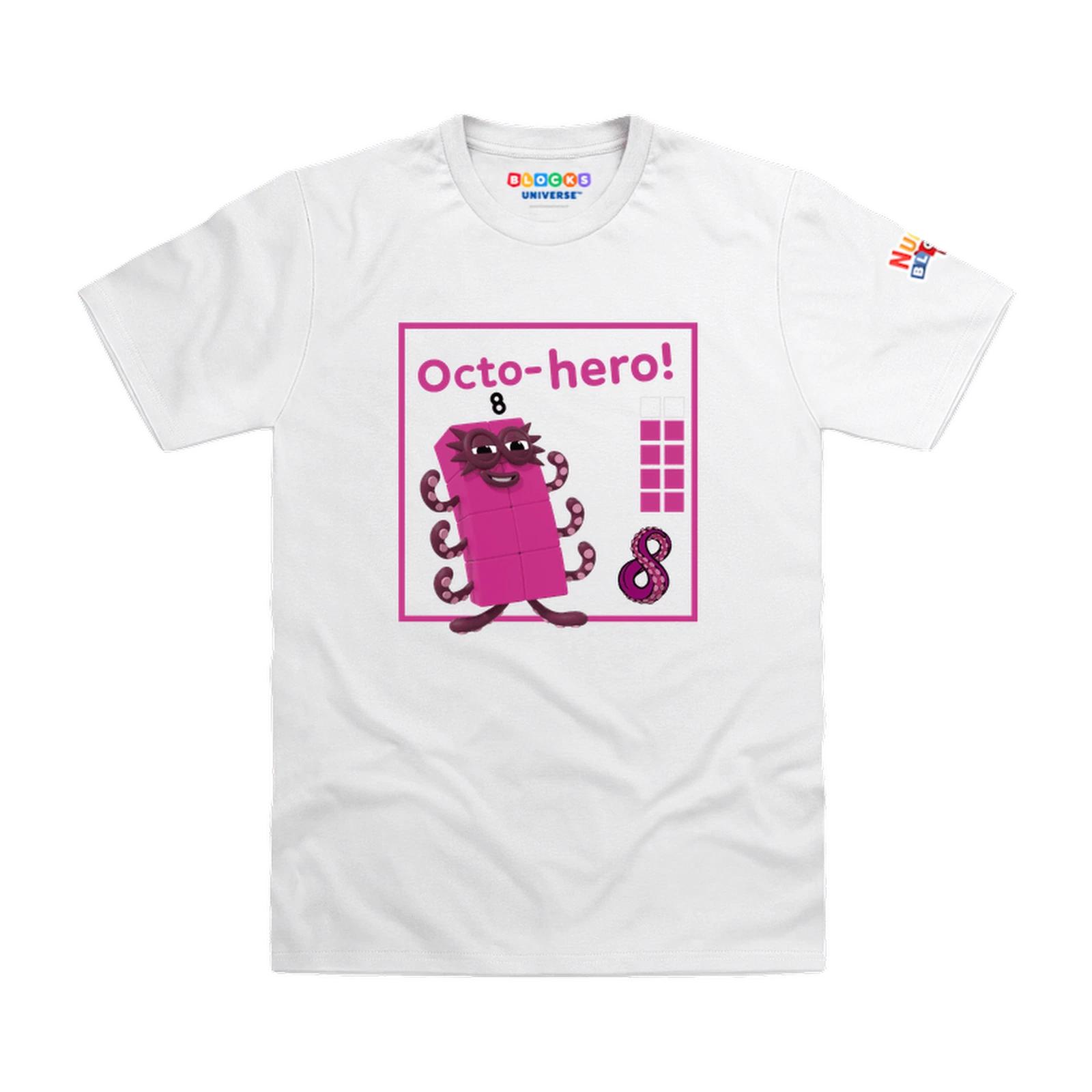 Officially Licensed Numberblocks Eight - Octo-Hero! Kids T-Shirt 130
Officially Licensed Numberblocks Eight - Octo-Hero! Kids T-Shirt 130
