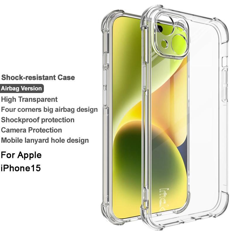 IMAK Anti-scratch Phone Case for iPhone 15,Ultra Clear Back Cover Flexible TPU Phone Cover Transparent Black
IMAK Anti-scratch Phone Case for iPhone 15,Ultra Clear Back Cover Flexible TPU Phone Cover Transparent Black