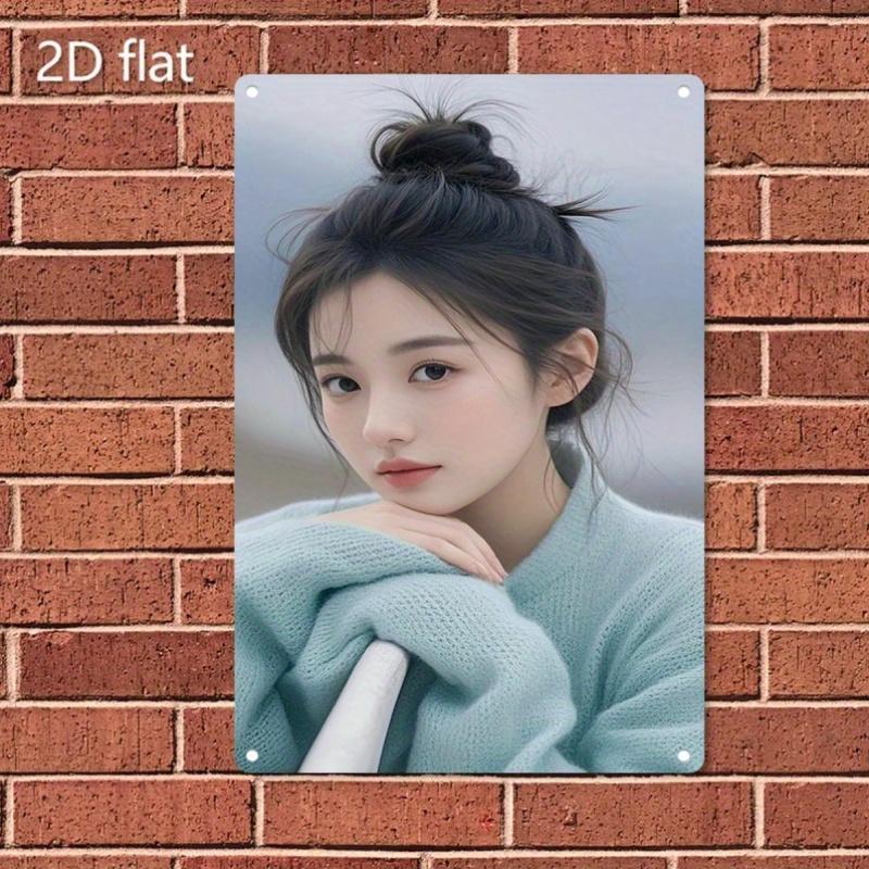 Retro Metal Sign Vintage Advertising Portrait Poster with Expressive Eyes, Rustic 2D Flat Plate for Home Decor 20x30cm(7.8x11.8inch)
Retro Metal Sign Vintage Advertising Portrait Poster with Expressive Eyes, Rustic 2D Flat Plate for Home Decor 20x30cm(7.8x11.8inch)