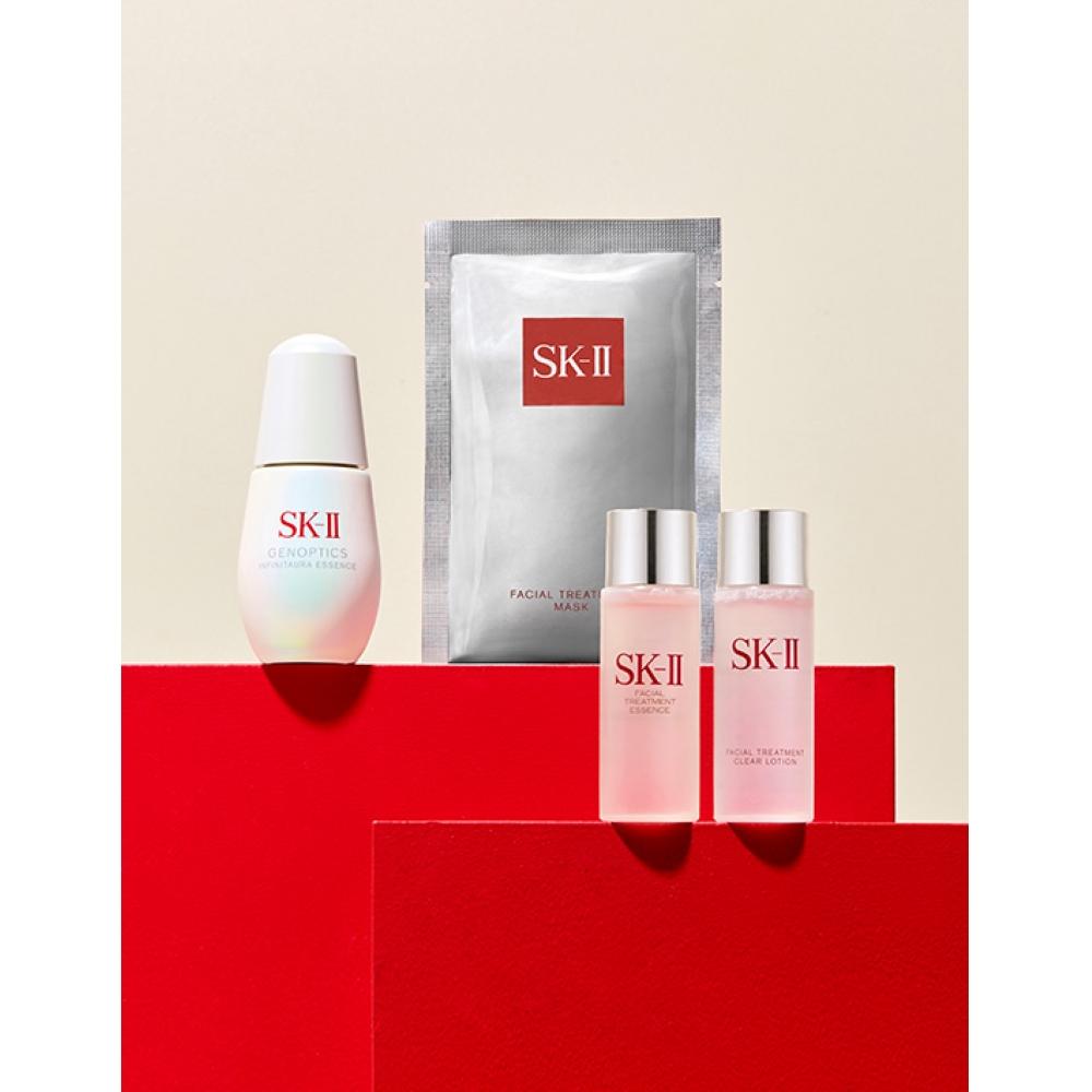 Sk Ii Genoptics Infinite Aura Essence 30ml Facial Treatment Essence 30ml + Clear Lotion 30ml + maSk Pack 1 Additional
Sk Ii Genoptics Infinite Aura Essence 30ml Facial Treatment Essence 30ml + Clear Lotion 30ml + maSk Pack 1 Additional