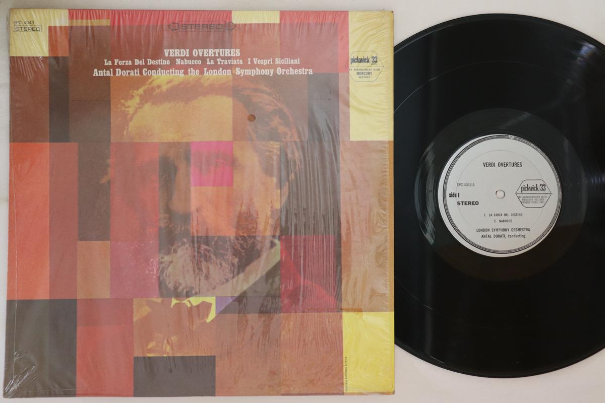 LP Record VERDI ANTAL DORATI LONDON SYMPHON Verdi Overtures La Forza Del Destin SPC4043 PICKWICK US Classical Used
LP Record VERDI ANTAL DORATI LONDON SYMPHON Verdi Overtures La Forza Del Destin SPC4043 PICKWICK US Classical Used