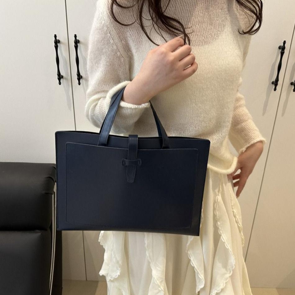 Office Briefcase PU Leather Laptop Handbag Fashion File Tote Bag Men Women чорний
Office Briefcase PU Leather Laptop Handbag Fashion File Tote Bag Men Women чорний