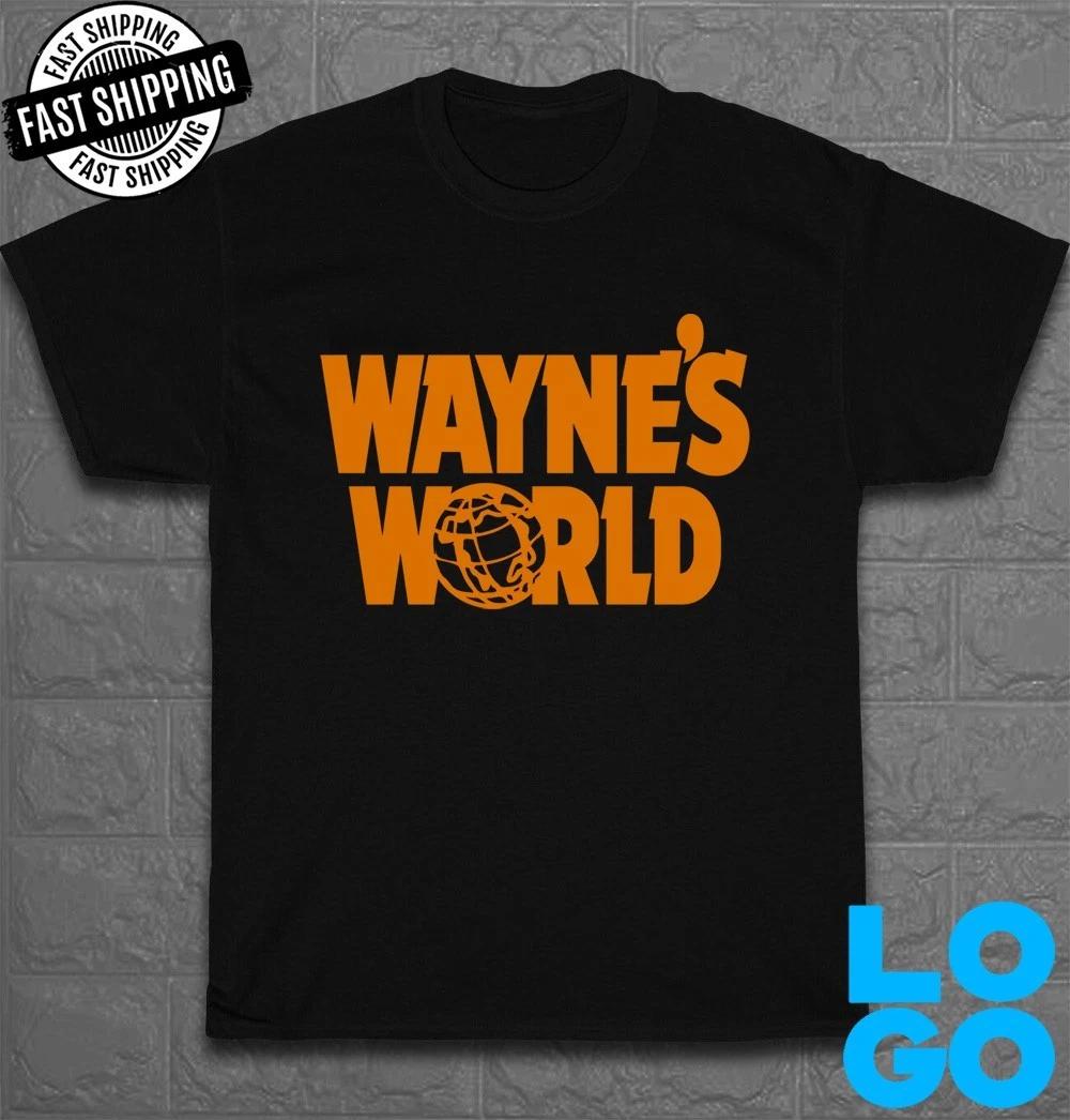 New Wayne s World Logo Men s Funny T-Shirt Made In USA Size S to 5XL 3XL
New Wayne s World Logo Men s Funny T-Shirt Made In USA Size S to 5XL 3XL