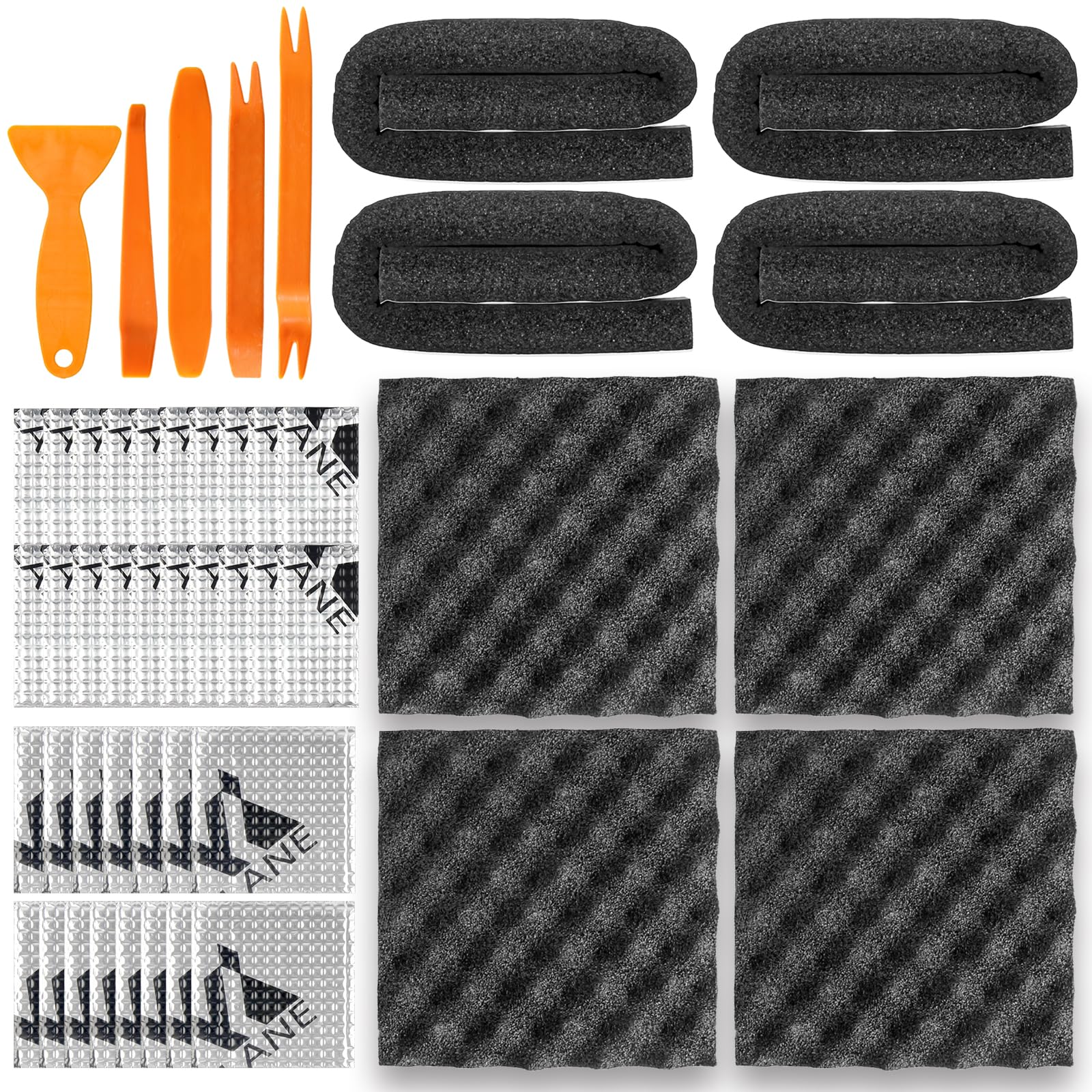 MSLANE Soundproofing Heat Insulation Soundproofing Tape for Sound Absorbing Material for the Back of Soundproofing Foam Sound Absorbing Insulation
MSLANE Soundproofing Heat Insulation Soundproofing Tape for Sound Absorbing Material for the Back of Soundproofing Foam Sound Absorbing Insulation