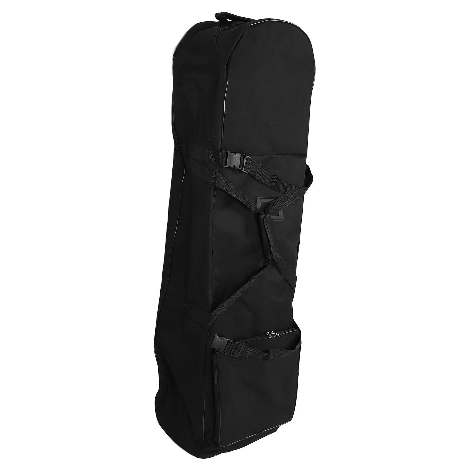 Мягкая дорожная сумка для гольфа на колесах, водонепроницаемая, износостойкая, дорожные чехлы для гольф-клубов с ручкой и ремнем для авиалиний