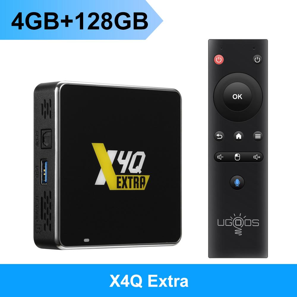 UGOOS X4Q Extra/Plus/Pro/Cube Smart TV Box Android 11 Amlogic S905X4 Set top Box AV1 1000M Подвійний Wi-Fi BT5.1 4K 4G 32G/64G/128G 2G/16G 4G128G
UGOOS X4Q Extra/Plus/Pro/Cube Smart TV Box Android 11 Amlogic S905X4 Set top Box AV1 1000M Подвійний Wi-Fi BT5.1 4K 4G 32G/64G/128G 2G/16G 4G128G