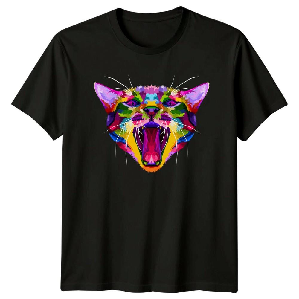 Colorful Yawning Cat Face Art Ladies TShirt Mens Graphic Tee Unisex Top Unisex T-Shirt XXL
Colorful Yawning Cat Face Art Ladies TShirt Mens Graphic Tee Unisex Top Unisex T-Shirt XXL