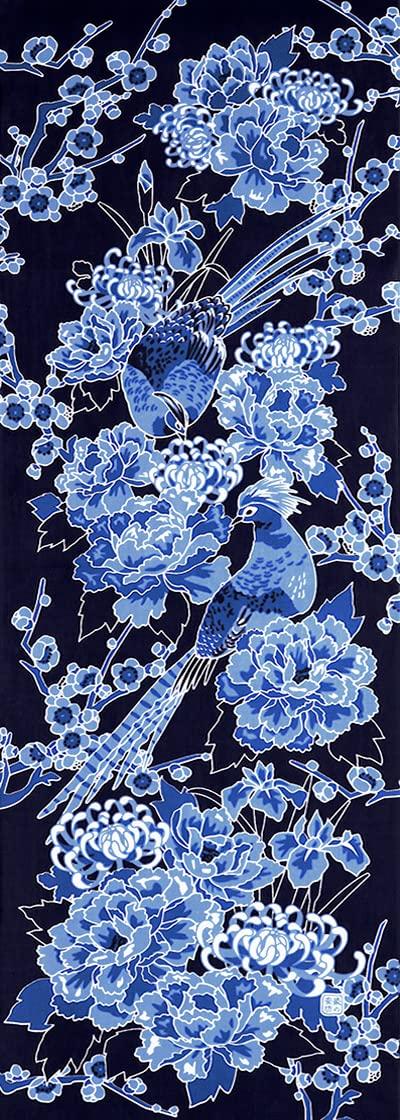 Some no Anbo Hand Towel Four Seasons Flowers and Birds Ground Navy Blue Genuine Dyed Cotton Tokuoka Made in Japan 35cm x 100cm Sometsuke Dyed 100% темно-синього кольору
Some no Anbo Hand Towel Four Seasons Flowers and Birds Ground Navy Blue Genuine Dyed Cotton Tokuoka Made in Japan 35cm x 100cm Sometsuke Dyed 100% темно-синього кольору