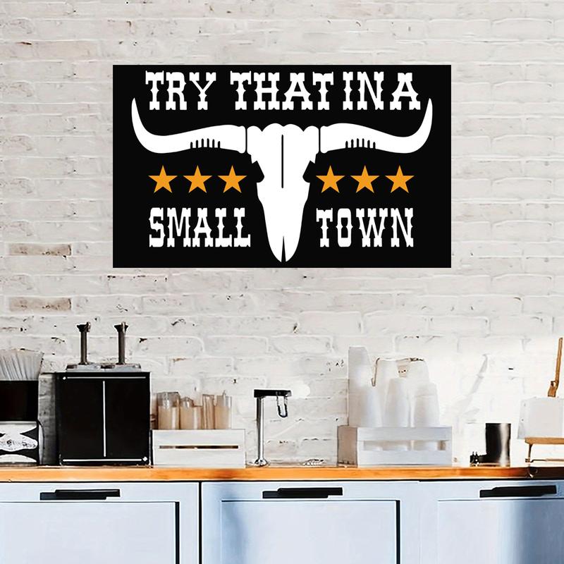 Try That in a Small Town Rustic Art Tapestry Perfect for Unique Bold Stylish Home Decor with Country Charm 74x94cm(29x37in)
Try That in a Small Town Rustic Art Tapestry Perfect for Unique Bold Stylish Home Decor with Country Charm 74x94cm(29x37in)