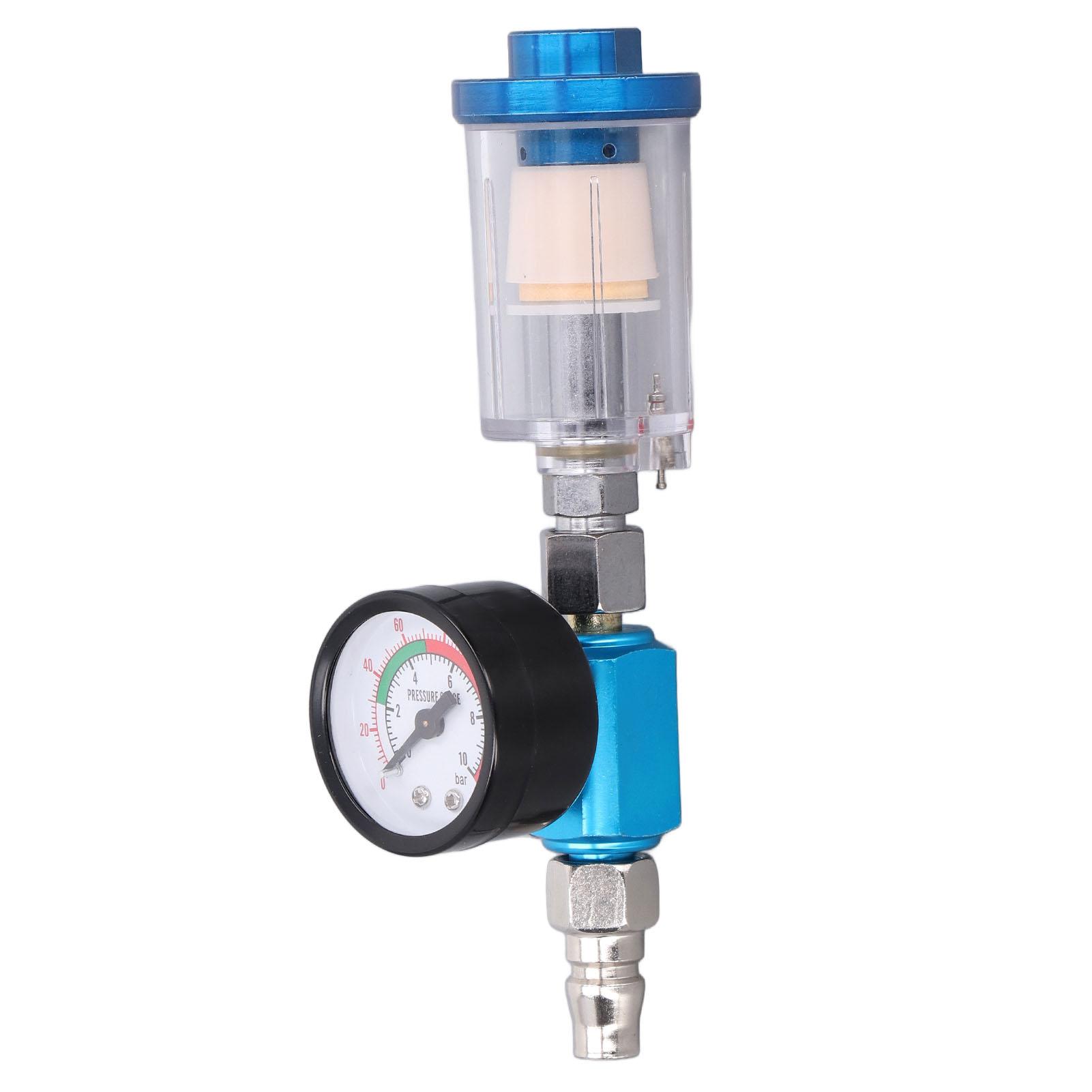 Spray Gun Air Regulator Iron Plastic Brass Pneumatic Tool Accessory for Paint Guns 14in
Spray Gun Air Regulator Iron Plastic Brass Pneumatic Tool Accessory for Paint Guns 14in