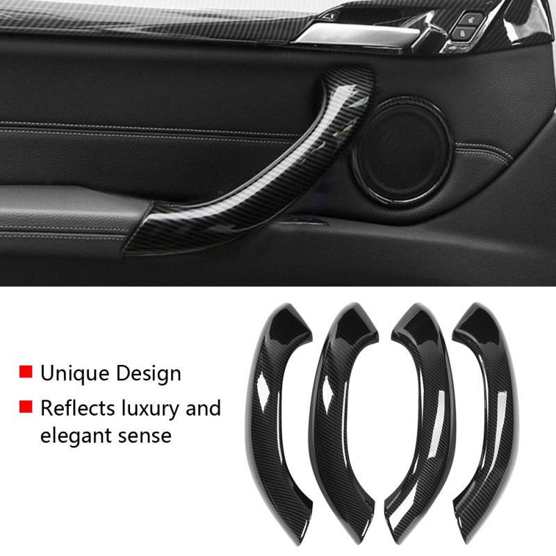 For BMW X1 X2 2016 2017 2018 4pcs Carbon Fiber Style Car Interior Door Handle Cover Trim Auto
For BMW X1 X2 2016 2017 2018 4pcs Carbon Fiber Style Car Interior Door Handle Cover Trim Auto