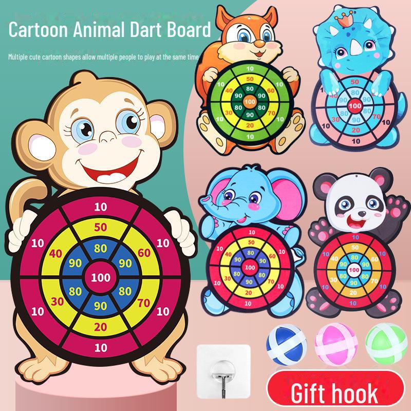 Детский набор для игры в дартс Sticky Target Ball - развивающая игрушка для родителей и детей с мультяшным дизайном Squirrel type + 3 balls
Детский набор для игры в дартс Sticky Target Ball - развивающая игрушка для родителей и детей с мультяшным дизайном Squirrel type + 3 balls