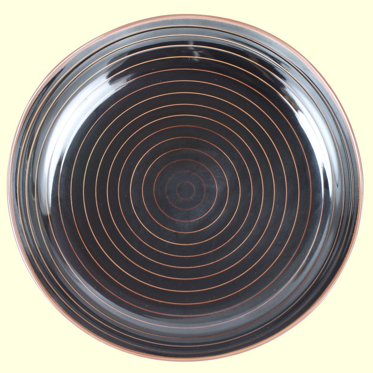 Hakusan Pottery Serving Plate C Tenmoku Shell SHELL Hasami Ware Made in Japan (Approx.) 27cm
Hakusan Pottery Serving Plate C Tenmoku Shell SHELL Hasami Ware Made in Japan (Approx.) 27cm