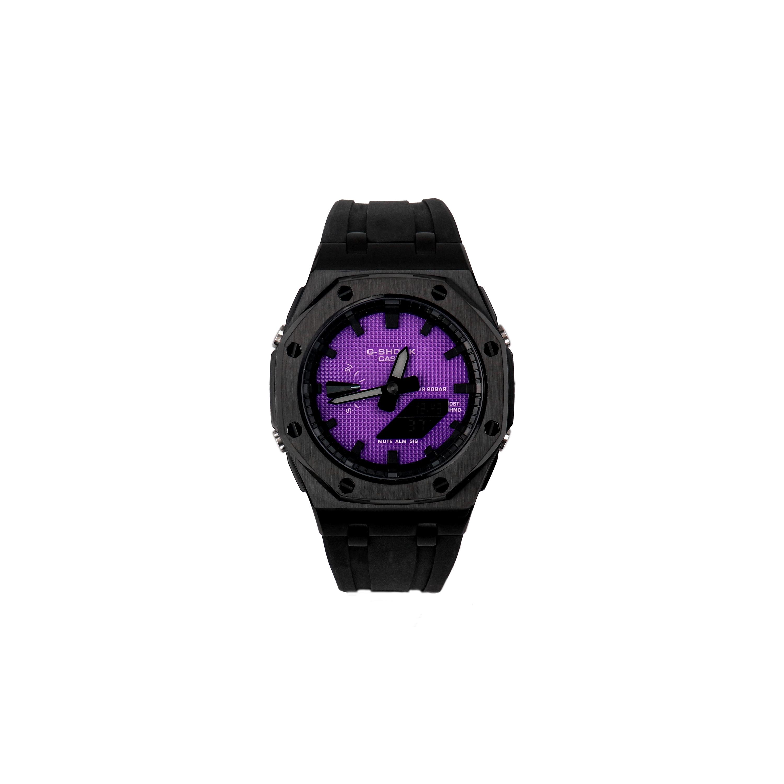 CASIO Custom Collection GA2100 Quartz Movement Stainless Steel Strap Watch Unisex Purple Watch Dial GA-2100-1A1(Watch1--) Waffle grid purple
CASIO Custom Collection GA2100 Quartz Movement Stainless Steel Strap Watch Unisex Purple Watch Dial GA-2100-1A1(Watch1--) Waffle grid purple