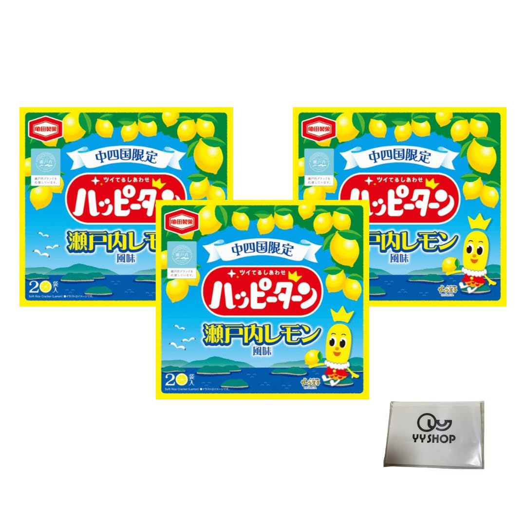 Ограниченный выпуск Happy Turn Setouchi со вкусом лимона, 20 штук, 3 коробки, в комплект входят карманные салфетки Chugoku-Shikoku +
Ограниченный выпуск Happy Turn Setouchi со вкусом лимона, 20 штук, 3 коробки, в комплект входят карманные салфетки Chugoku-Shikoku +