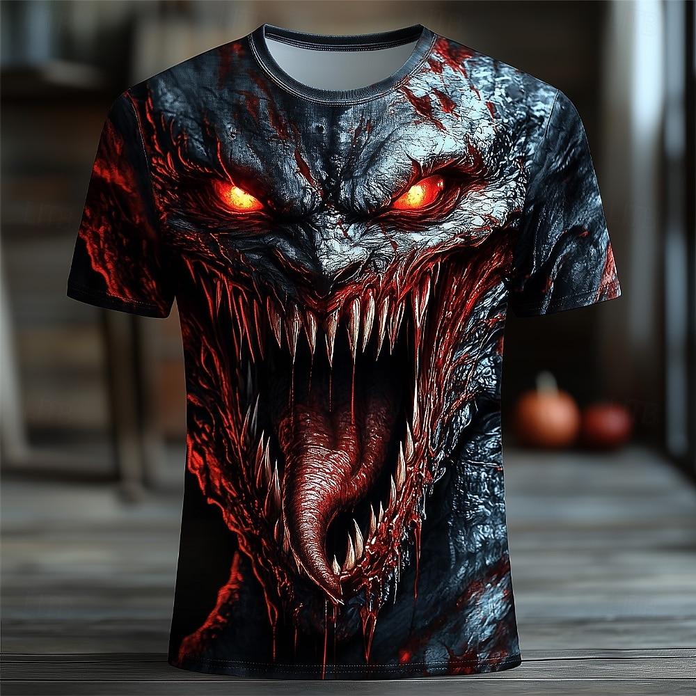 Men s Dragon 3D T Shirt Short Sleeve T shirt 3D Print Crew Neck Shirt Exaggerated Designer Horror Party Street Casual Black 1 White Red XL
Men s Dragon 3D T Shirt Short Sleeve T shirt 3D Print Crew Neck Shirt Exaggerated Designer Horror Party Street Casual Black 1 White Red XL