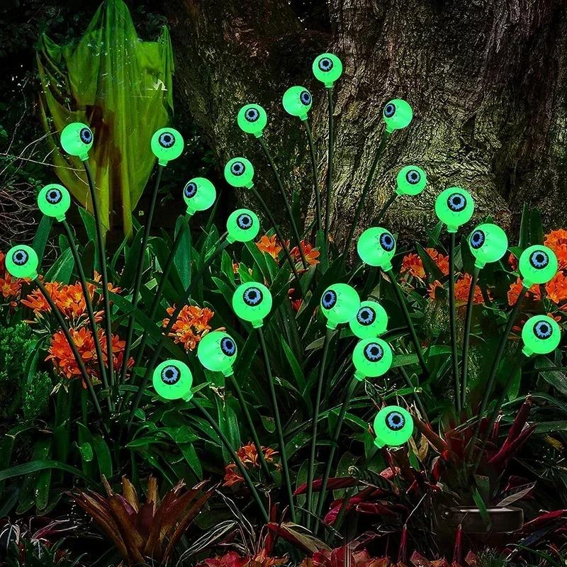 Scary Solar Eyeball Lights Outdoor Halloween Decor Waterproof Green LED Stake Lights for Garden Pathway Lighting Party Decor 6 head-green-1pc
Scary Solar Eyeball Lights Outdoor Halloween Decor Waterproof Green LED Stake Lights for Garden Pathway Lighting Party Decor 6 head-green-1pc