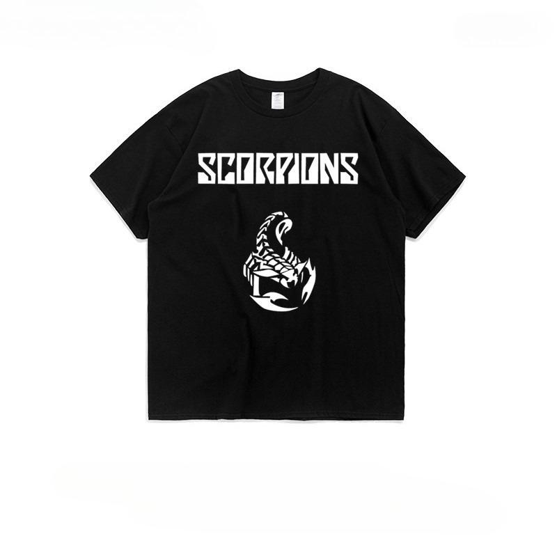 Scorpions Band Printed Shortsleeved Tshirt for Summer Mens Roundneck Halfsleeve Pure Cotton Rock Style S
Scorpions Band Printed Shortsleeved Tshirt for Summer Mens Roundneck Halfsleeve Pure Cotton Rock Style S