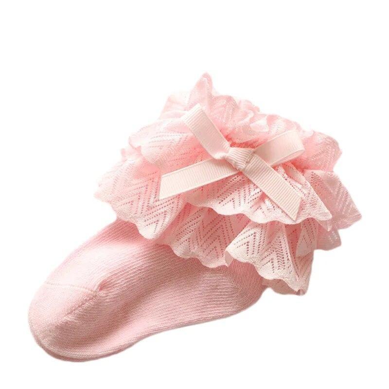 Baby Girls Lace Socks Newborn Cotton Baby Socks for Girls Solid Princess Style Infant Baby Girls Clothes Accessories M рожевий
Baby Girls Lace Socks Newborn Cotton Baby Socks for Girls Solid Princess Style Infant Baby Girls Clothes Accessories M рожевий