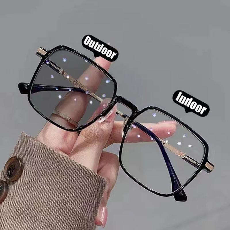 Неполяризованные модные фотохромные очки для женщин унисекс для улицы обесцвечивание очков модные квадратные металлические очки
Неполяризованные модные фотохромные очки для женщин унисекс для улицы обесцвечивание очков модные квадратные металлические очки