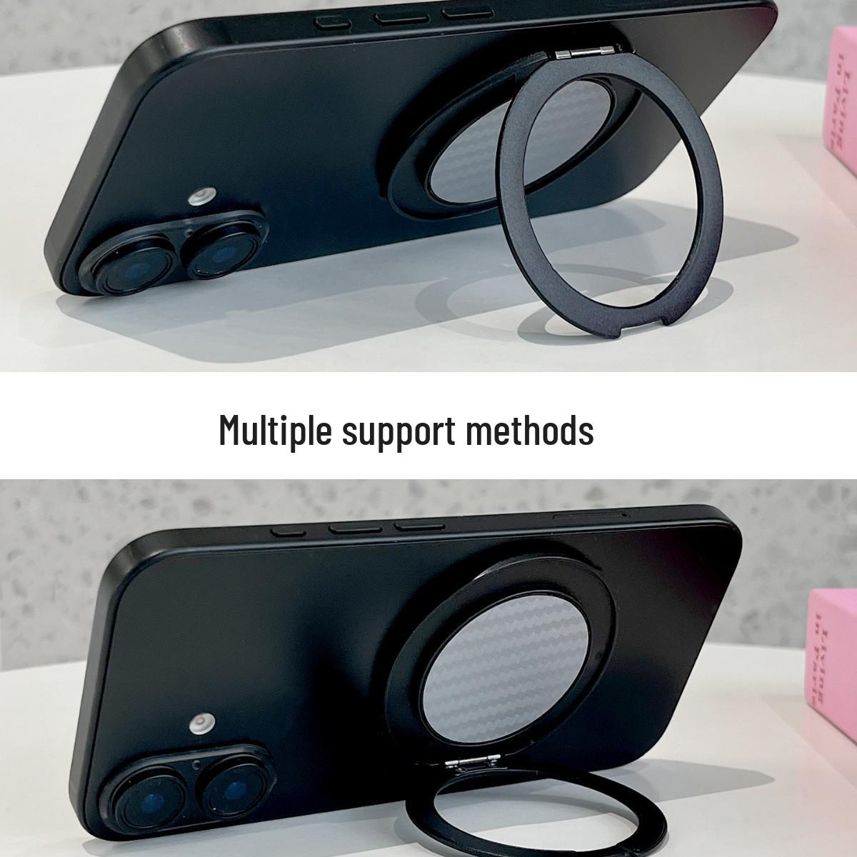 Ультратонкий обертовий на 360° кільце-підставка для телефону з підтримкою бездротової зарядки срібний
Ультратонкий обертовий на 360° кільце-підставка для телефону з підтримкою бездротової зарядки срібний