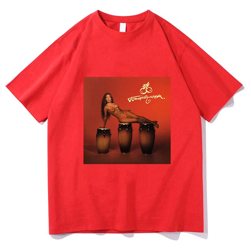 2025 Womens Casual Style Printed Pattern Short Sleeved KAROL G Tropicoqueta Tshirts For Spring And Summer Seasons Aesthetic Cl 2XL
2025 Womens Casual Style Printed Pattern Short Sleeved KAROL G Tropicoqueta Tshirts For Spring And Summer Seasons Aesthetic Cl 2XL
