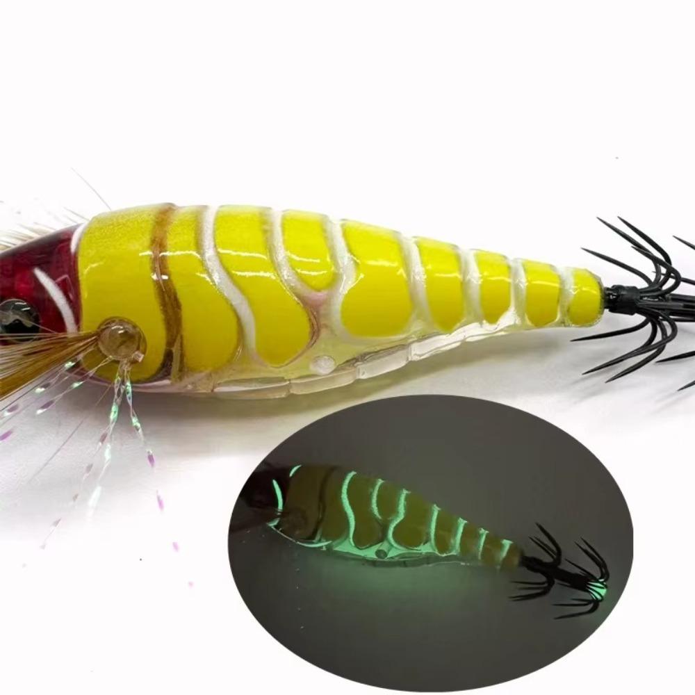 75mm/6g EGI Jig Wooden Shrimp Lure Wooden Material Vertical Jigging Lure Vertical JiggingLuminous Jig High Visibility
75mm/6g EGI Jig Wooden Shrimp Lure Wooden Material Vertical Jigging Lure Vertical JiggingLuminous Jig High Visibility