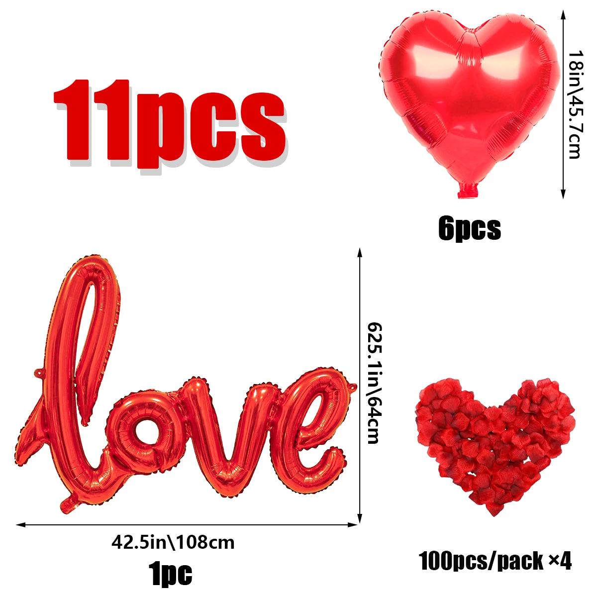 407pcs large red Love Letter balloon set 18 inch heart-shaped balloon rose petals Valentine s Day party anniversary decoration Other&18inch
407pcs large red Love Letter balloon set 18 inch heart-shaped balloon rose petals Valentine s Day party anniversary decoration Other&18inch