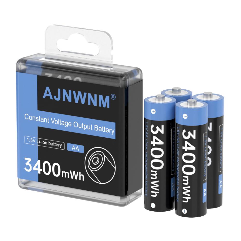 AJNWNM 1.5V AA литий-ионная аккумуляторная батарея 3400mWh батарея AA 1.5V для часов, игрушек, камер, аккумуляторная батарея AA 1.5V
AJNWNM 1.5V AA литий-ионная аккумуляторная батарея 3400mWh батарея AA 1.5V для часов, игрушек, камер, аккумуляторная батарея AA 1.5V