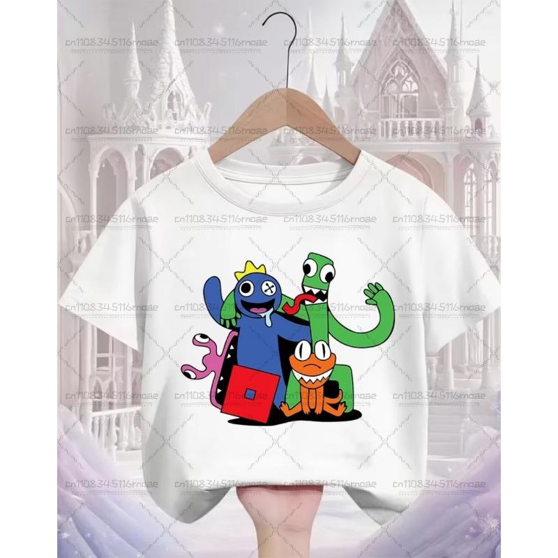 Summer Cute Round Neck Fashion Street Casual Top Rainbow Friends Cartoon Children s T-Shirt Kids 100
Summer Cute Round Neck Fashion Street Casual Top Rainbow Friends Cartoon Children s T-Shirt Kids 100