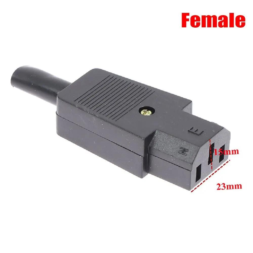 1Pcs New Male Female AC Plug C13 C14 10A 250V IEC 320 Straight AC Power Connector Electrical 3 Pin Power Connector
1Pcs New Male Female AC Plug C13 C14 10A 250V IEC 320 Straight AC Power Connector Electrical 3 Pin Power Connector