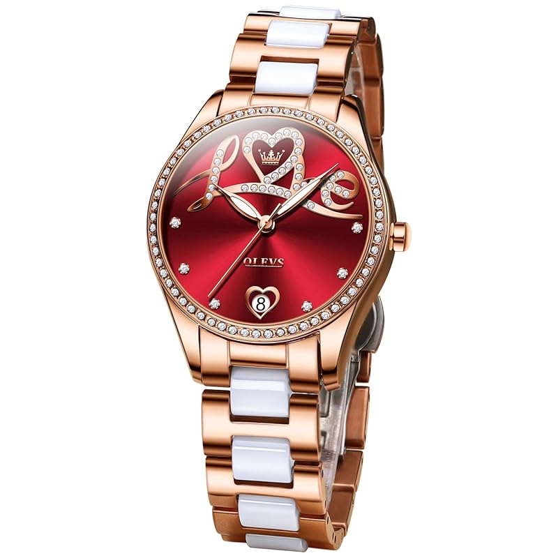 OLEVS ladies watches Japanese movement automatic winding mechanical arm clock Popularity Fashionable high grade stainless steel diamond dial ceramic
OLEVS ladies watches Japanese movement automatic winding mechanical arm clock Popularity Fashionable high grade stainless steel diamond dial ceramic
