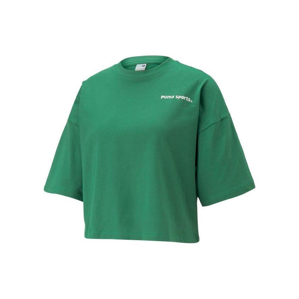 Puma Logo Embroidered Sports Short Sleeve T-Shirt Women Tops Dark-Green 622578-37 M
Puma Logo Embroidered Sports Short Sleeve T-Shirt Women Tops Dark-Green 622578-37 M