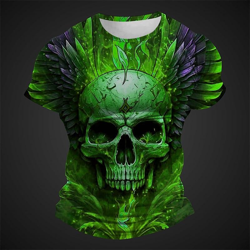 Fashion 3D Skull Print T Shirt For Men Hip Hop Trend Harajuku Streetwear Summer Casual O-neck Short Sleeve Loose Breathable Tops XL
Fashion 3D Skull Print T Shirt For Men Hip Hop Trend Harajuku Streetwear Summer Casual O-neck Short Sleeve Loose Breathable Tops XL
