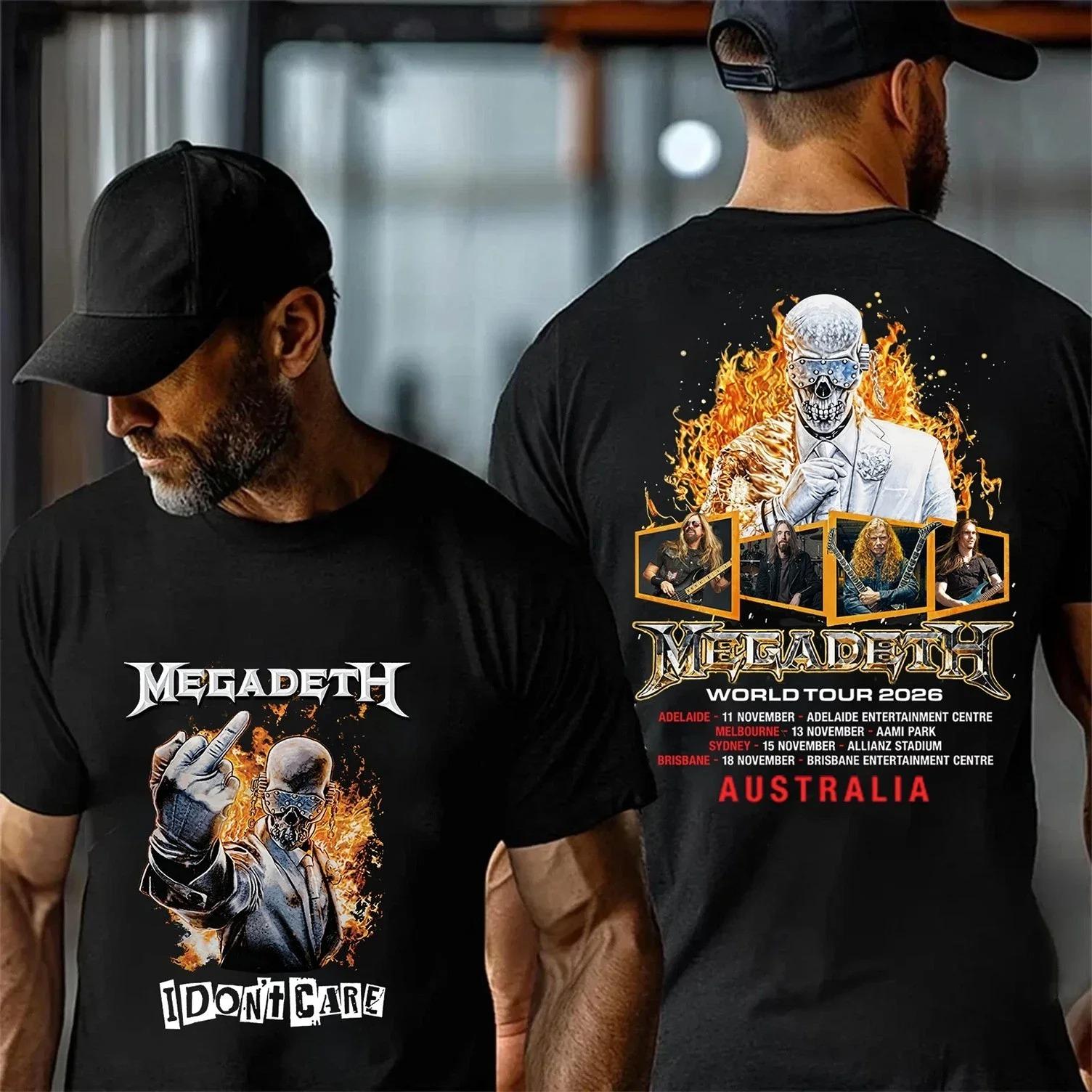 Літня Модна Футболка 2026 Чоловіки Жінки Вінтажний Топ Megadeth Світовий Тур 2026 Австралія з Датами Туру Футболка Мерч з Концерту Зручна Ретро Футболка Y2k XL
Літня Модна Футболка 2026 Чоловіки Жінки Вінтажний Топ Megadeth Світовий Тур 2026 Австралія з Датами Туру Футболка Мерч з Концерту Зручна Ретро Футболка Y2k XL