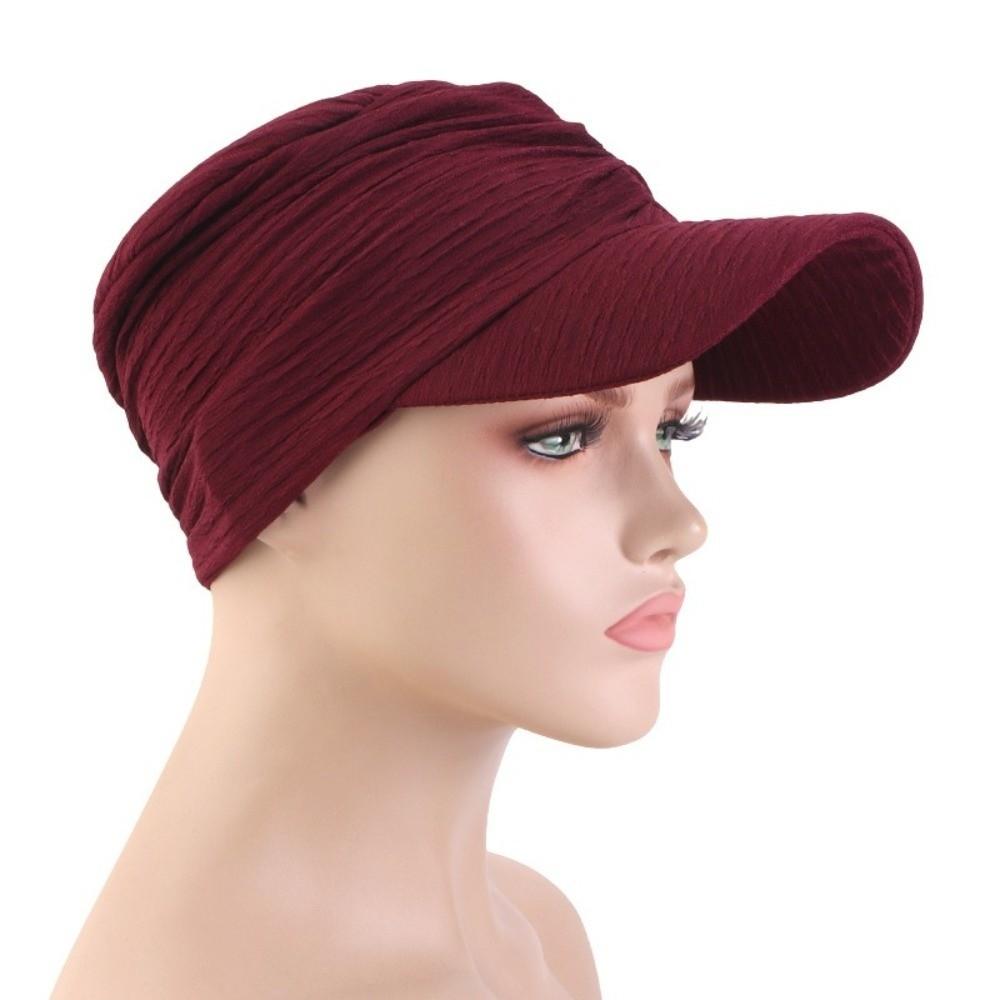Fashion Solid Color Headwraps Hat Wide Brim Casual Sun Hat Duck Tongue Hat Women вина червоного кольору
Fashion Solid Color Headwraps Hat Wide Brim Casual Sun Hat Duck Tongue Hat Women вина червоного кольору