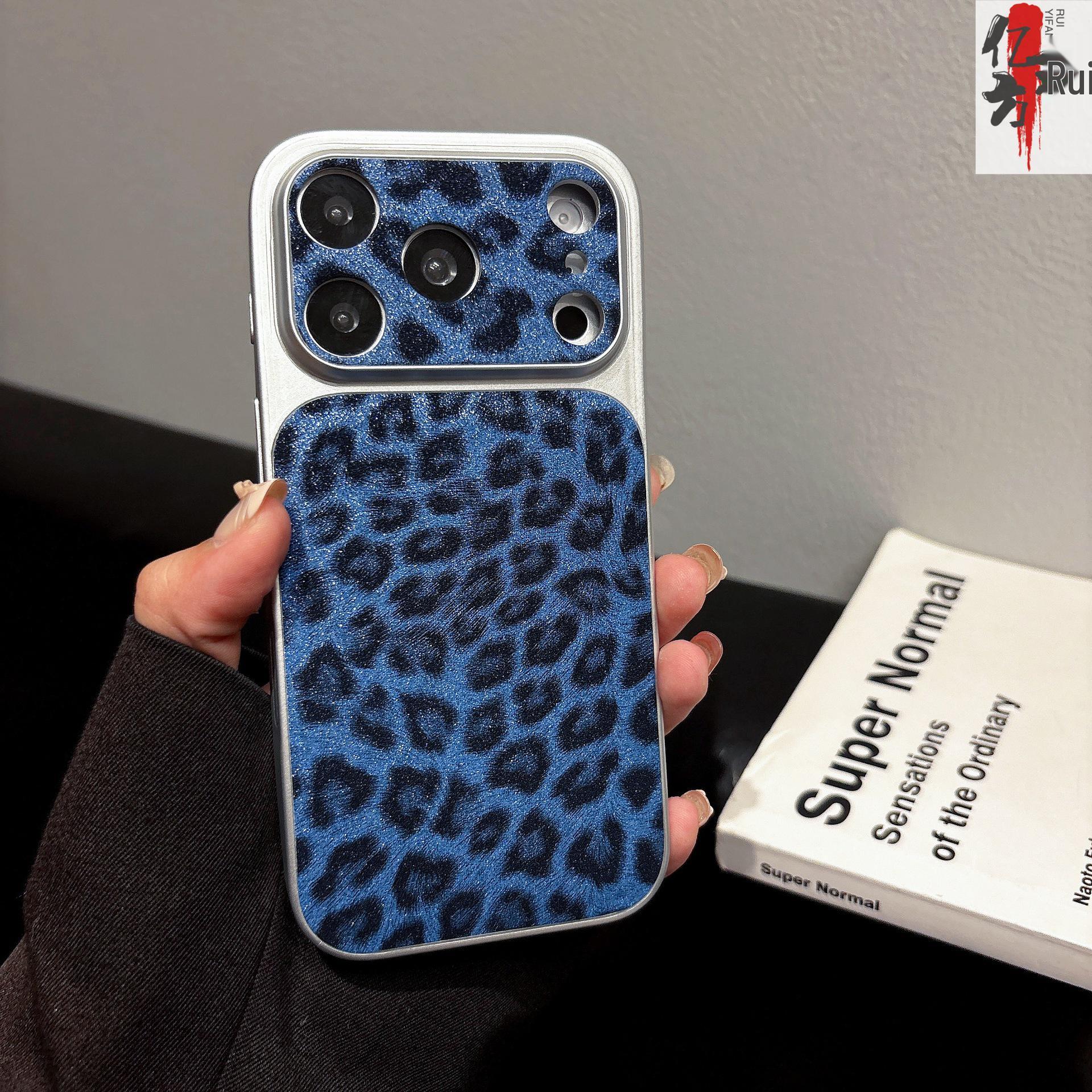 Apple 17 Pro Max Light Luxury Leopard Glitter Phone Case - iPhone 16 Precise Fit, 15 Leather Sticker, 14 Protective Cover 15 мерехтіння/синій
Apple 17 Pro Max Light Luxury Leopard Glitter Phone Case - iPhone 16 Precise Fit, 15 Leather Sticker, 14 Protective Cover 15 мерехтіння/синій