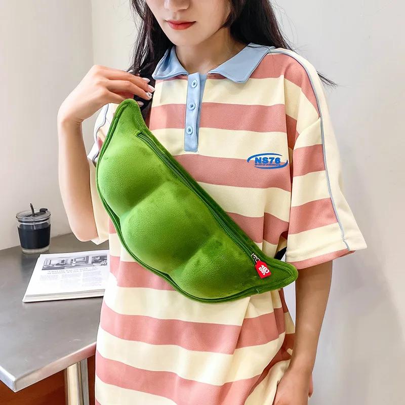 2024 Personality Creative Edamame Shape Ladies Messenger Bag Plush Pea Shoulder Bag Fun and Funny Chest Bag Bolsa De Mensajero
2024 Personality Creative Edamame Shape Ladies Messenger Bag Plush Pea Shoulder Bag Fun and Funny Chest Bag Bolsa De Mensajero