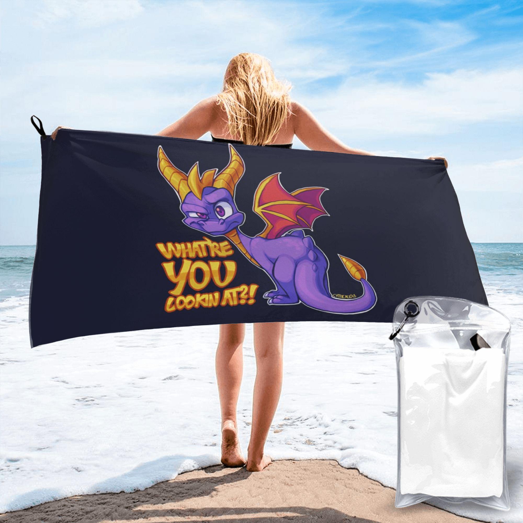 Spyro Pattern Beach Towel Soft Microfiber Quick Dry Absorbent Quick Towels For Bath W30*H60(CM)
Spyro Pattern Beach Towel Soft Microfiber Quick Dry Absorbent Quick Towels For Bath W30*H60(CM)