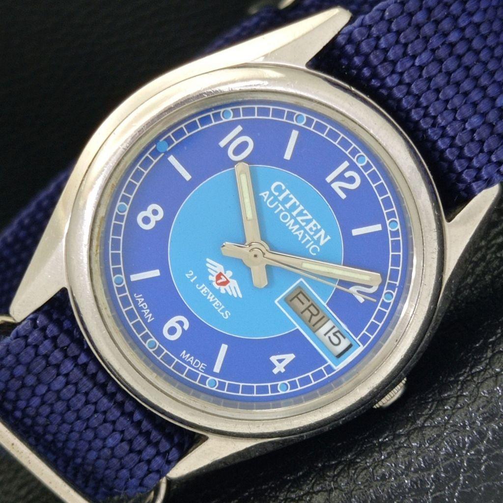 CITIZEN AUTOMATIC 8200 VINTAGE JAPAN MENS BLUE COLOR DIAL WATCH a500218-2 R151b-a500218
CITIZEN AUTOMATIC 8200 VINTAGE JAPAN MENS BLUE COLOR DIAL WATCH a500218-2 R151b-a500218