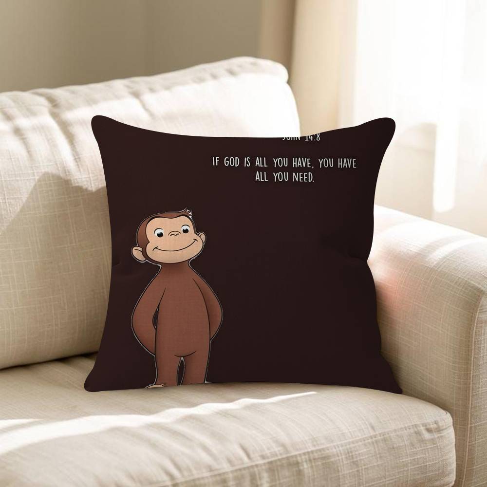 Curious Monkey Moment Pillow Gift Home Office Decoration Pillow Bedroom Sofa Car Cushion CoverPillow Case 30x30 cm
Curious Monkey Moment Pillow Gift Home Office Decoration Pillow Bedroom Sofa Car Cushion CoverPillow Case 30x30 cm