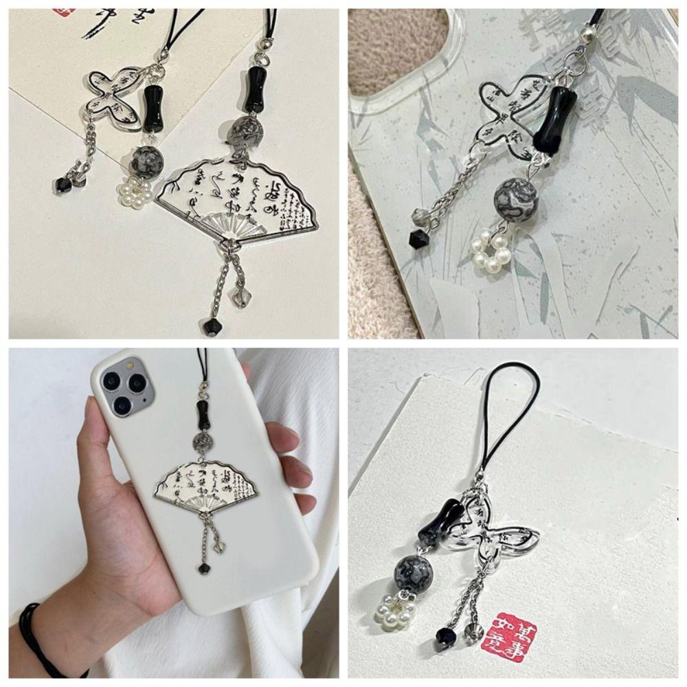 Hanging Cord Anti-lost Lanyard Chinese Style Mobile Phone Chain Backpack Decoration Fan
Hanging Cord Anti-lost Lanyard Chinese Style Mobile Phone Chain Backpack Decoration Fan
