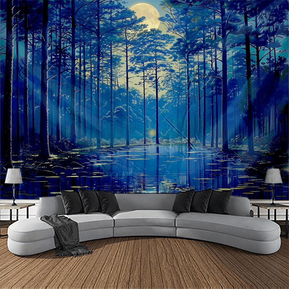 Autumn Night Cypress Forest Wall Tapestry Peaceful Moonlit Backdrop for Living Room Decor 74x94cm(29x37in)
Autumn Night Cypress Forest Wall Tapestry Peaceful Moonlit Backdrop for Living Room Decor 74x94cm(29x37in)