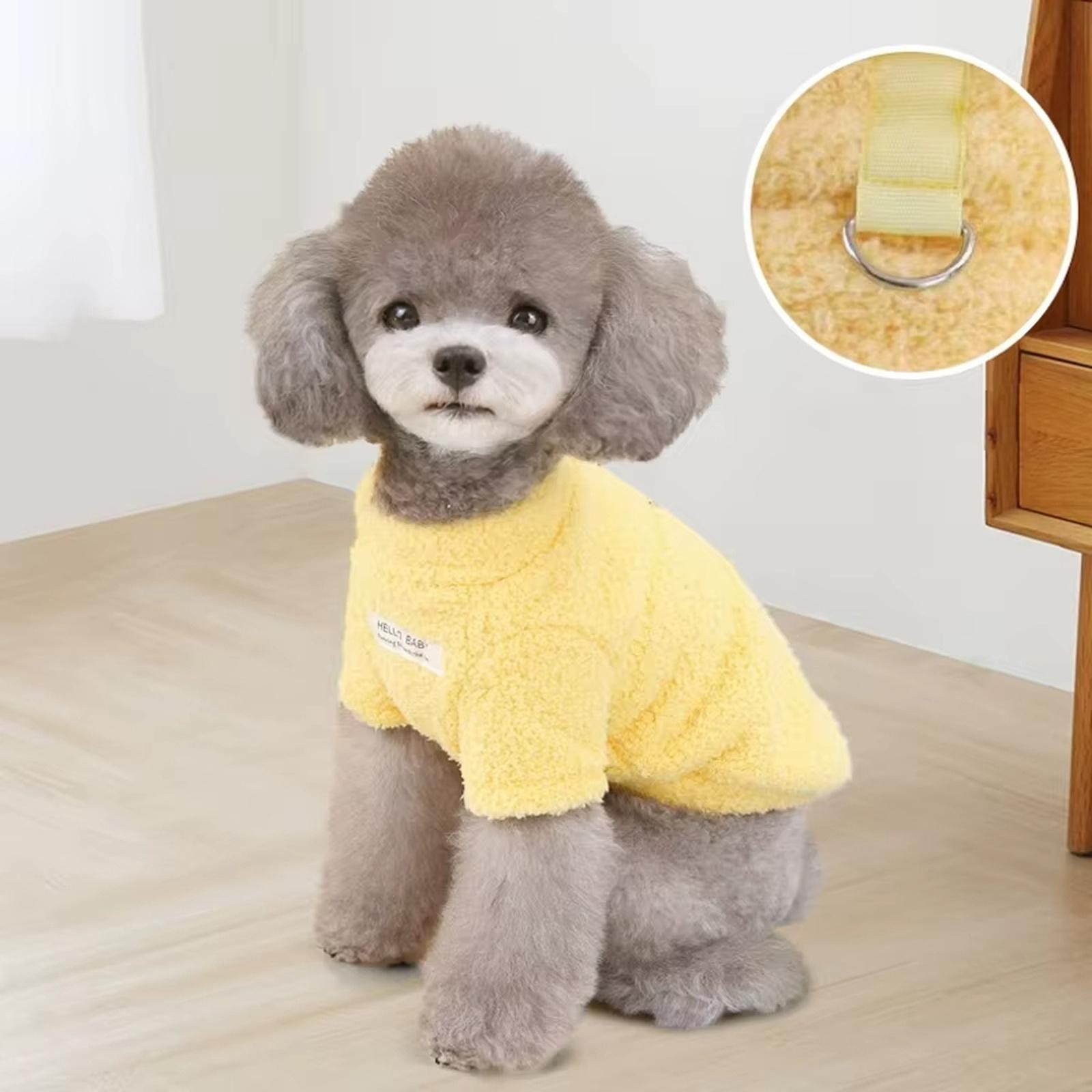 Winter Dog Sweater Warm Plush Dog Clothes for Small Medium Dogs Cats Soft Puppy Coat Jacket Chihuahua Teddy Costums Dog Supplies XL жёлтый
Winter Dog Sweater Warm Plush Dog Clothes for Small Medium Dogs Cats Soft Puppy Coat Jacket Chihuahua Teddy Costums Dog Supplies XL жёлтый