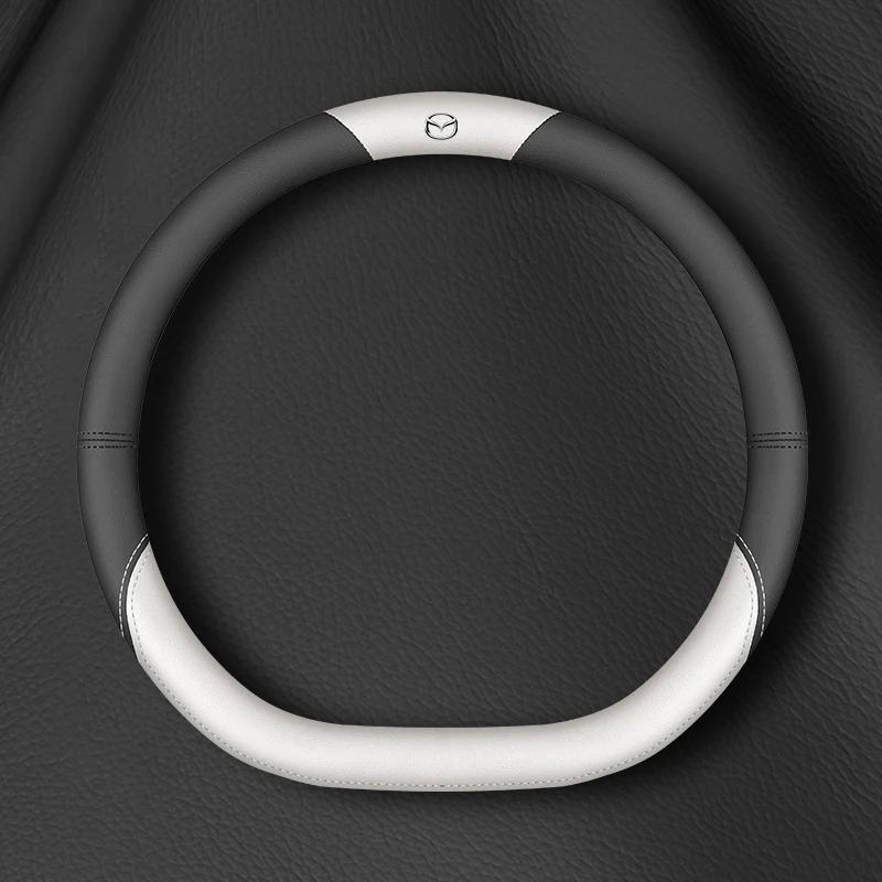 Leather Car Steering Wheel Cover For Mazda2 3 6 SKYACTIV Axela Atenza CX30 CX5 CX8 CX9 MX5 RX8 RX7 BT50 Skyactiv 3 Accessories D type
Leather Car Steering Wheel Cover For Mazda2 3 6 SKYACTIV Axela Atenza CX30 CX5 CX8 CX9 MX5 RX8 RX7 BT50 Skyactiv 3 Accessories D type