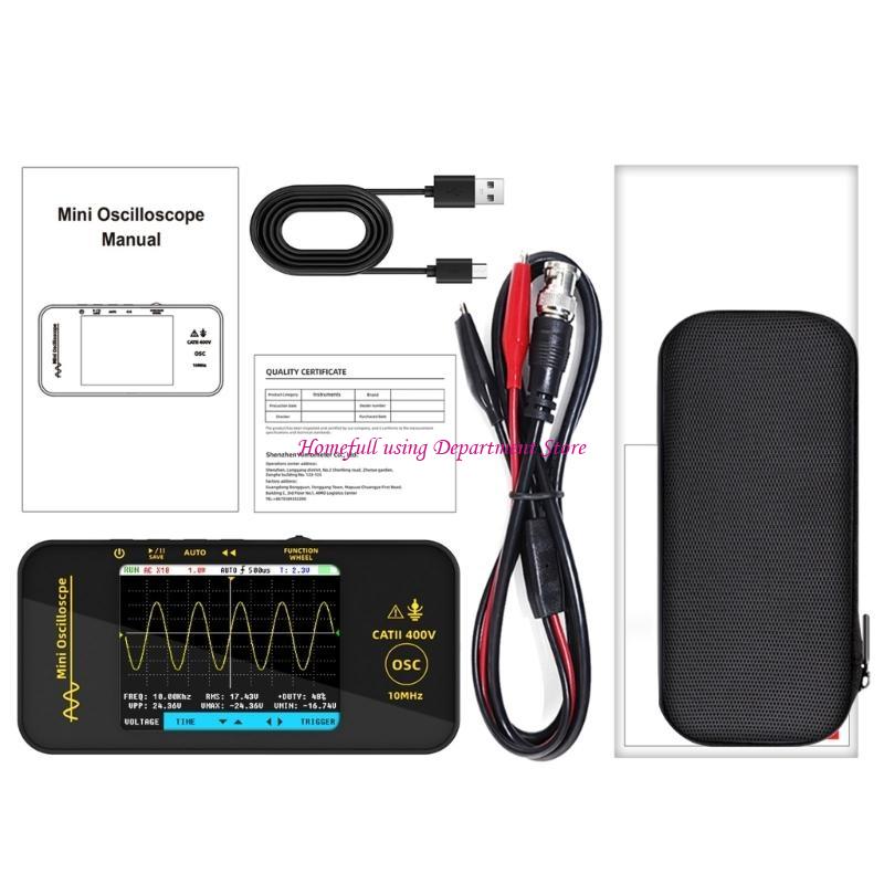 3.2 in LCD Handheld Digital Oscilloscope 10MHz Bandwidth with Comprehensive Triggering Functions for Multifunction Use
3.2 in LCD Handheld Digital Oscilloscope 10MHz Bandwidth with Comprehensive Triggering Functions for Multifunction Use