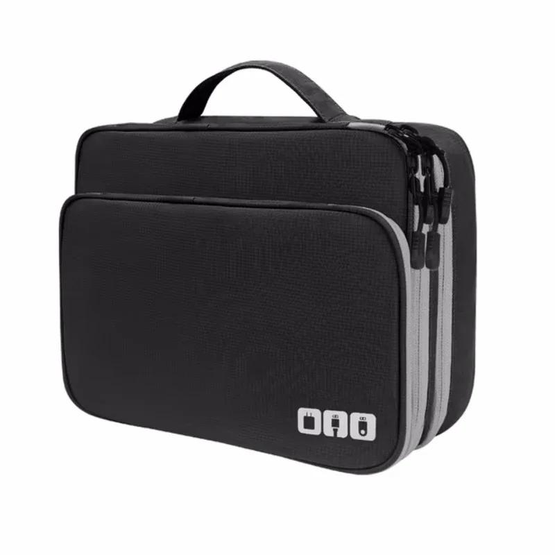 Multi Layer Cable Storage Bag, Portable Electronic Accessories Organizer,Travel Waterproof USB Data Line Charger Cable Organizer чёрный
Multi Layer Cable Storage Bag, Portable Electronic Accessories Organizer,Travel Waterproof USB Data Line Charger Cable Organizer чёрный