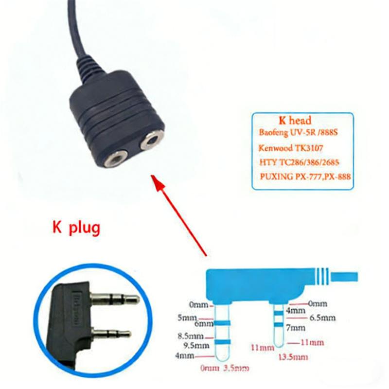 1Pcs Waterproof Radio To 2 Pin Headset Speaker Mic For Uv-9R Plus Uv-Xr Waterproof Walkie Talkie Adapter Cable For Uv-9R Plus one size
1Pcs Waterproof Radio To 2 Pin Headset Speaker Mic For Uv-9R Plus Uv-Xr Waterproof Walkie Talkie Adapter Cable For Uv-9R Plus one size