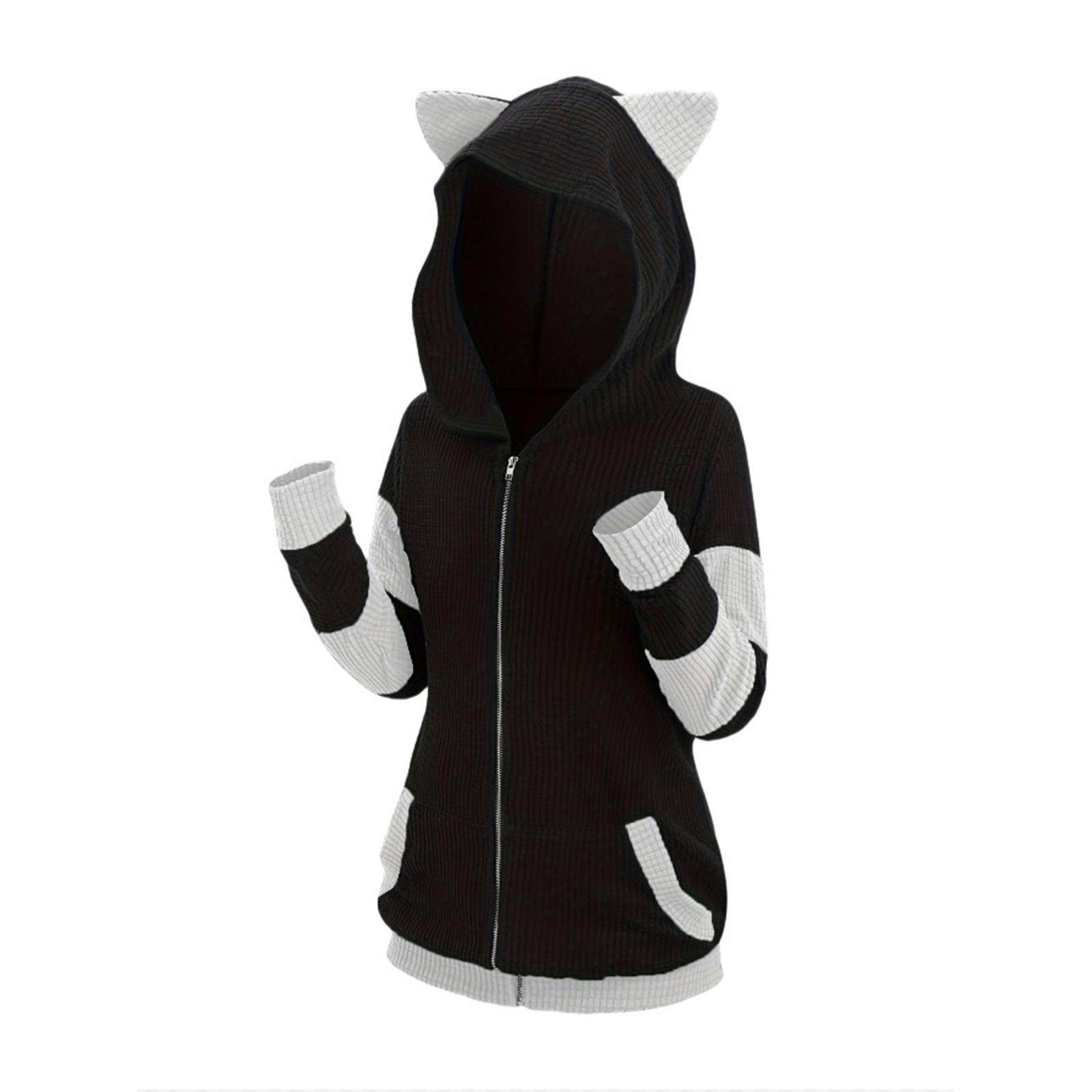 European & American Fall/Winter Hoodie - Thickened Ears Mid-Length Color-Block Hooded Cross-Border Sweatshirt L білий
European & American Fall/Winter Hoodie - Thickened Ears Mid-Length Color-Block Hooded Cross-Border Sweatshirt L білий