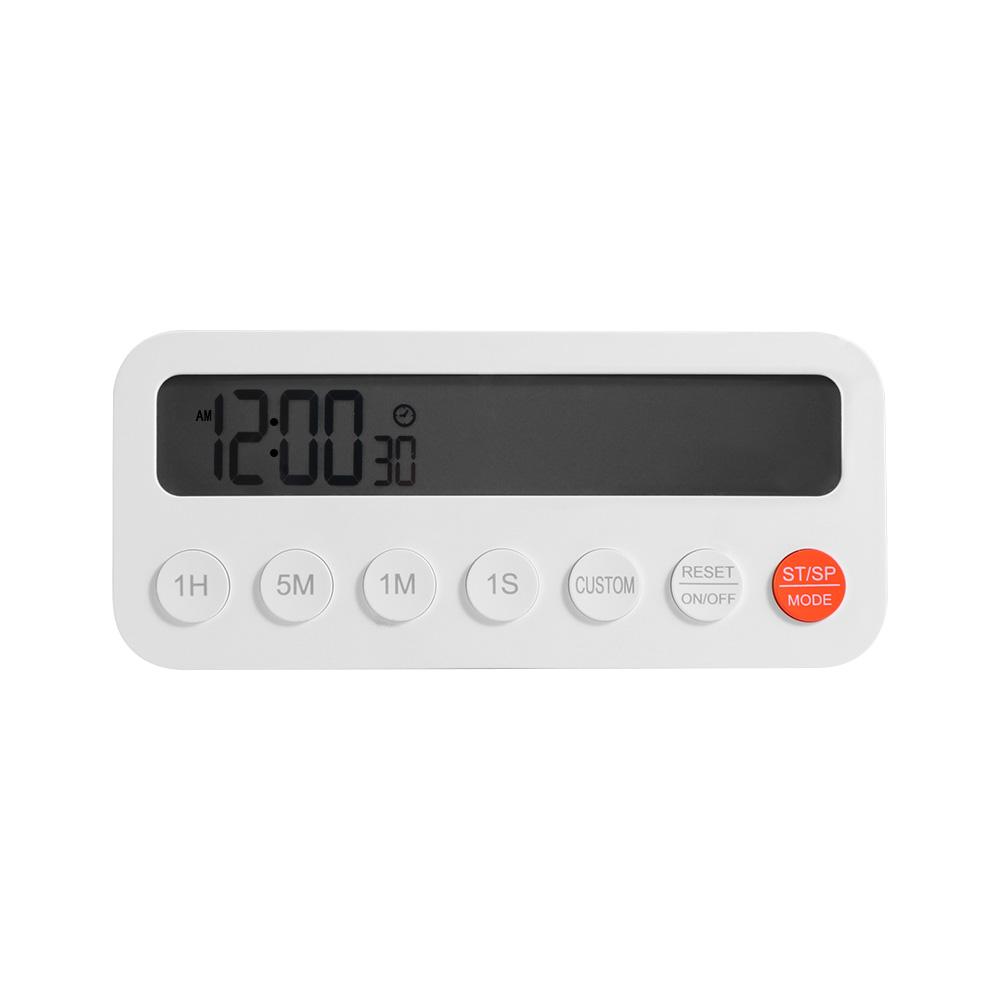 LCD Display Kitchen Timer Magnetic Countdown Timer Multi functional Visual Timer Clock Reading білий
LCD Display Kitchen Timer Magnetic Countdown Timer Multi functional Visual Timer Clock Reading білий